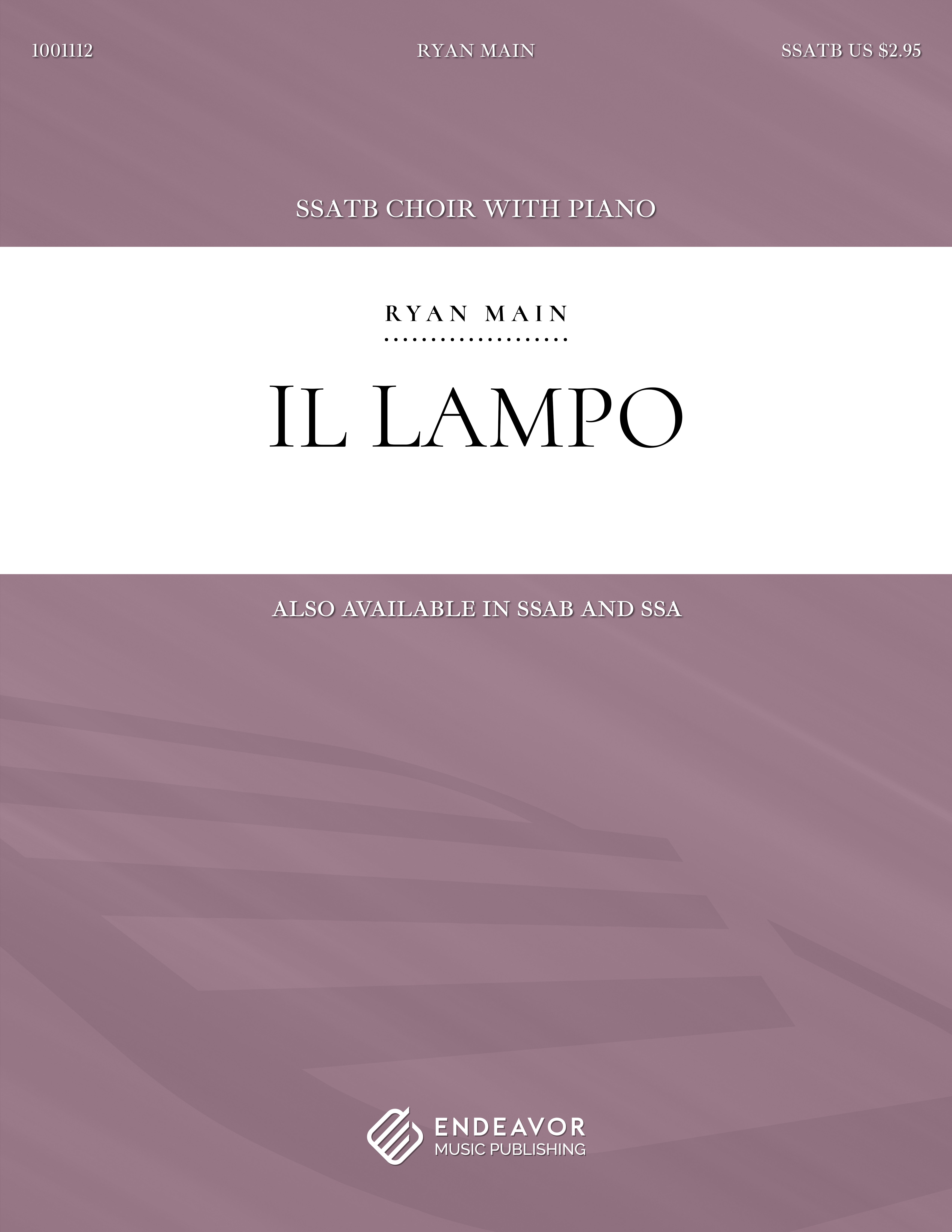 Il Lampo community sheet music cover